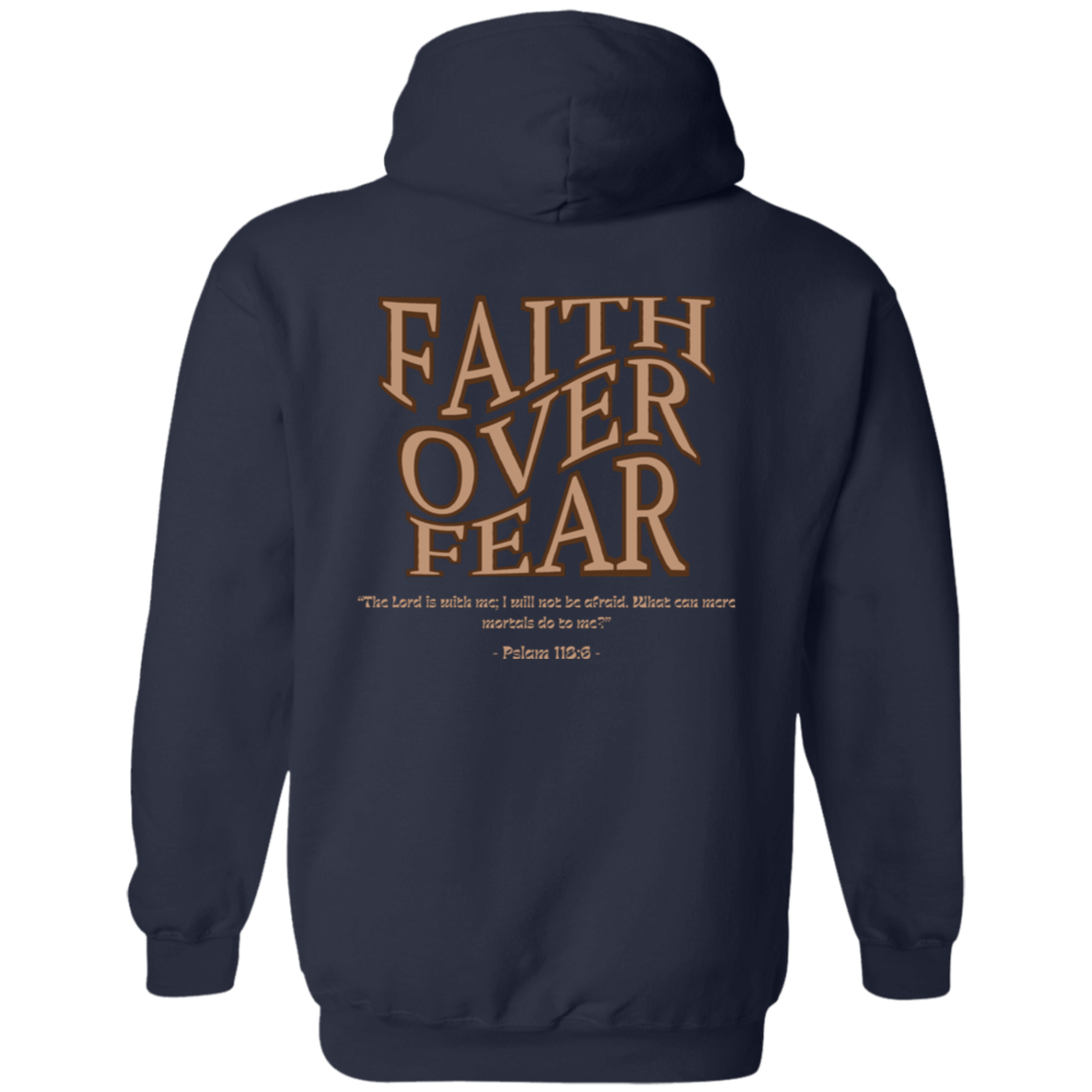 WAKE UP Faith Over Fear Hoodie 8 oz