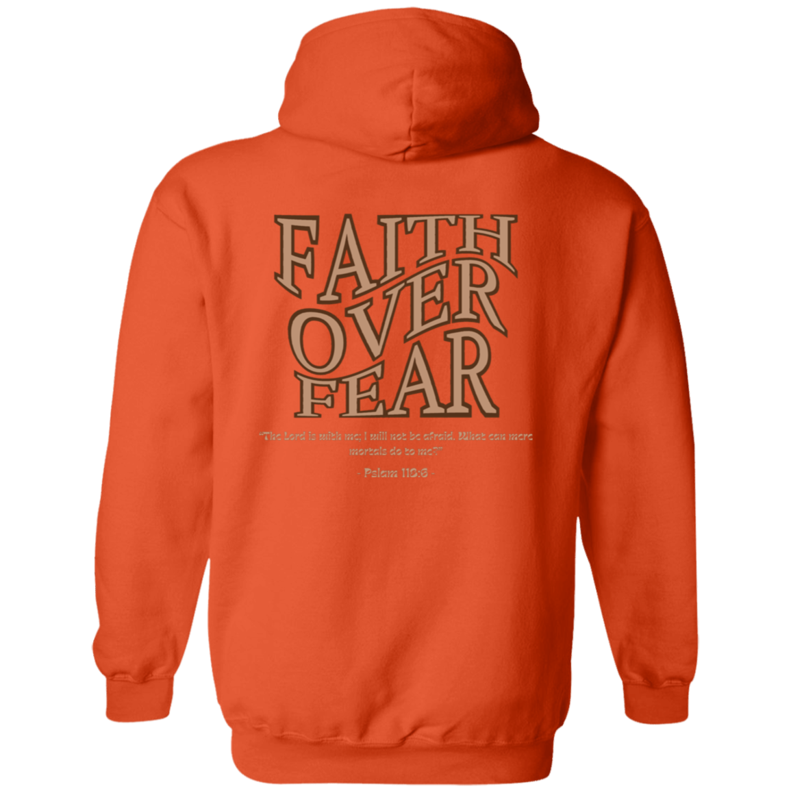 WAKE UP Faith Over Fear Hoodie 8 oz