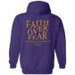 WAKE UP Faith Over Fear Hoodie 8 oz