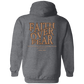 WAKE UP Faith Over Fear Hoodie 8 oz