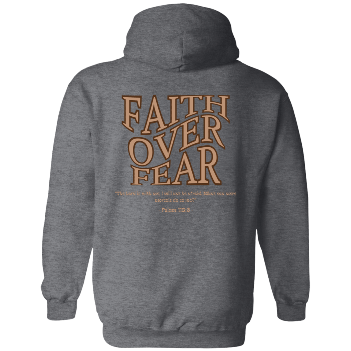 WAKE UP Faith Over Fear Hoodie 8 oz