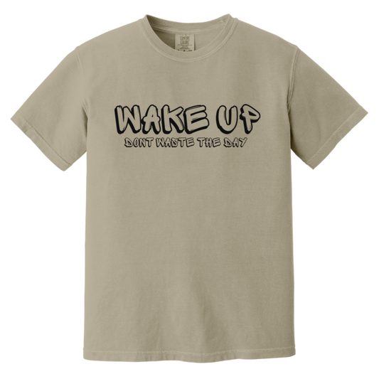 WAKE UP Heavyweight Graffiti Logo Shirt