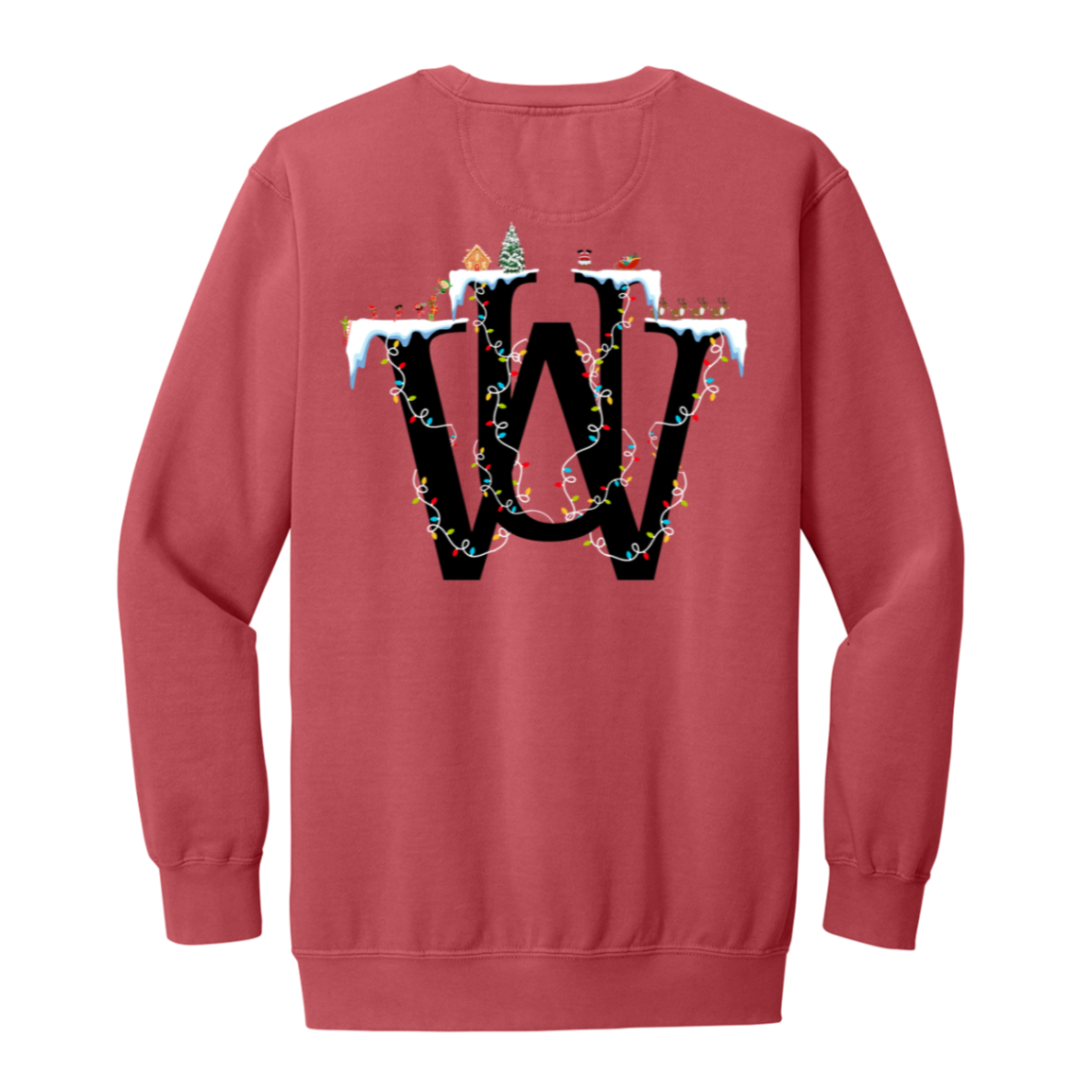 WAKE UP Christmas Garment Dyed Crewneck