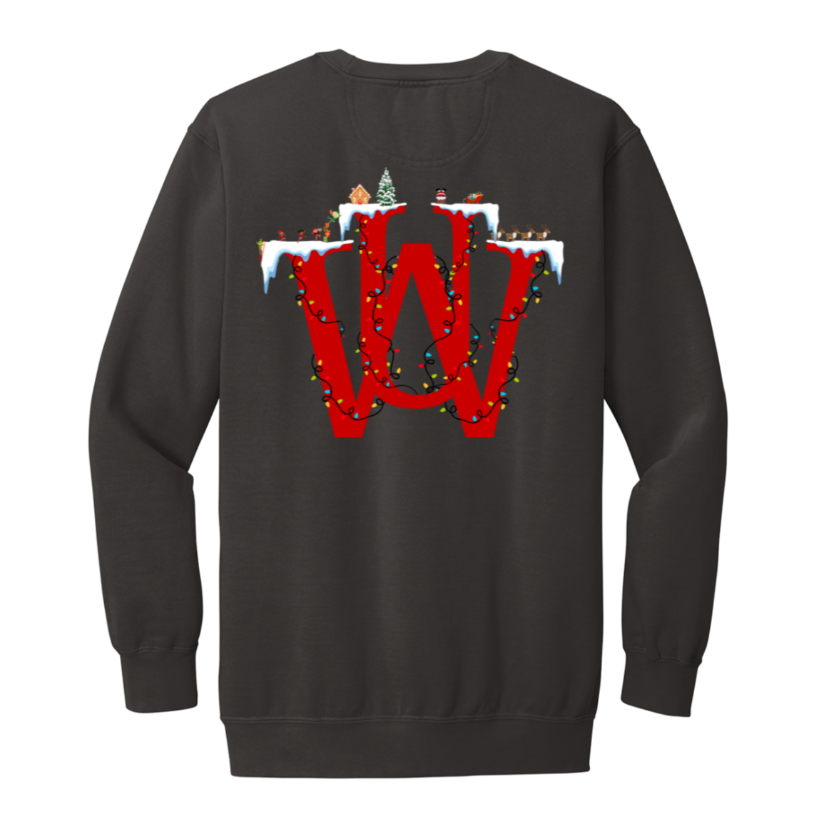 WAKE UP Christmas Garment Dyed Crewneck