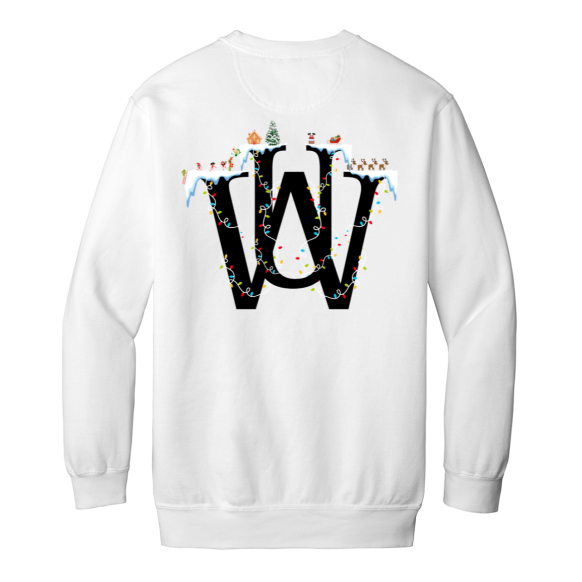 WAKE UP Christmas Garment Dyed Crewneck