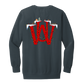 WAKE UP Christmas Garment Dyed Crewneck