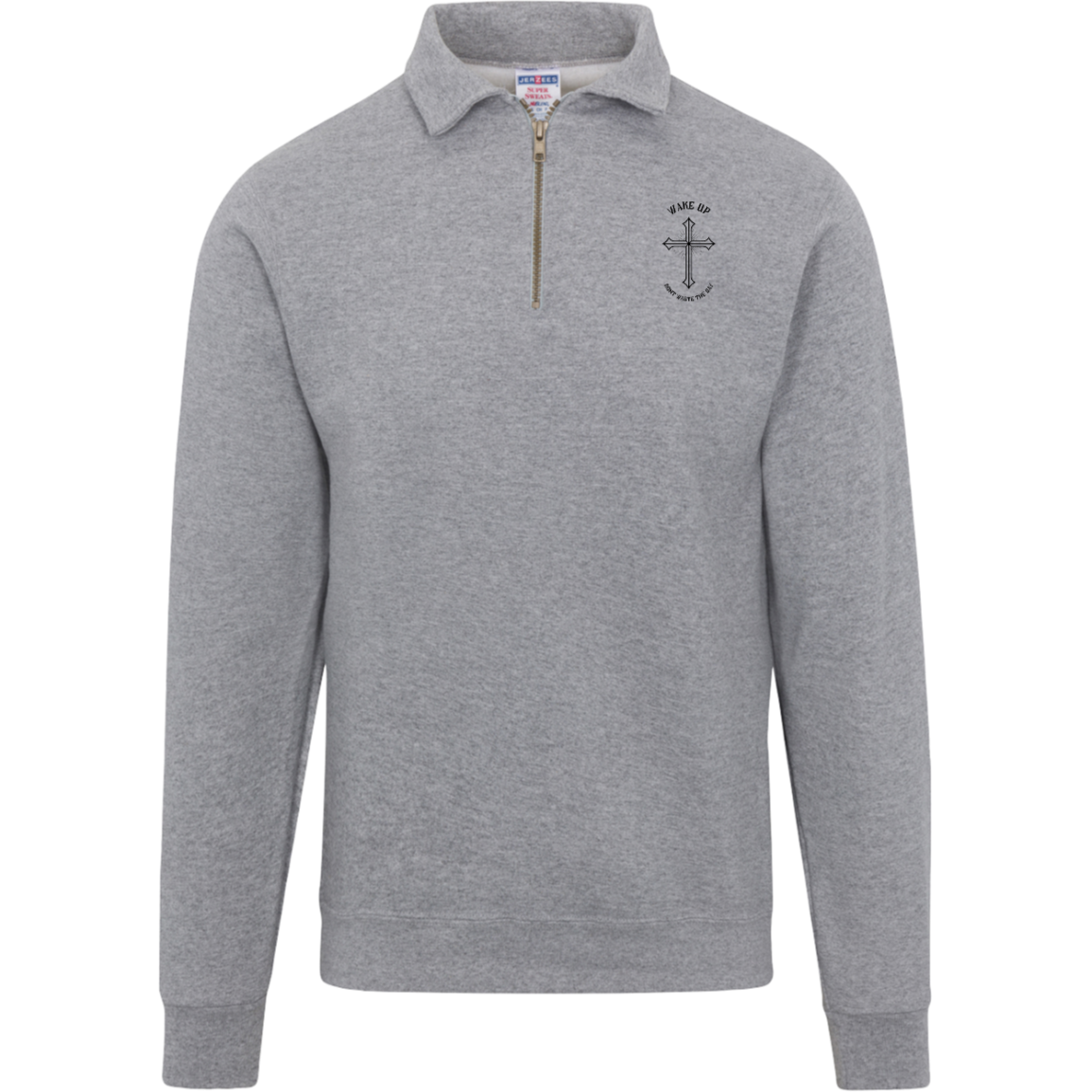 WAKE UP T.W.S.Y.F. Remastered Quarter Zip Pullover