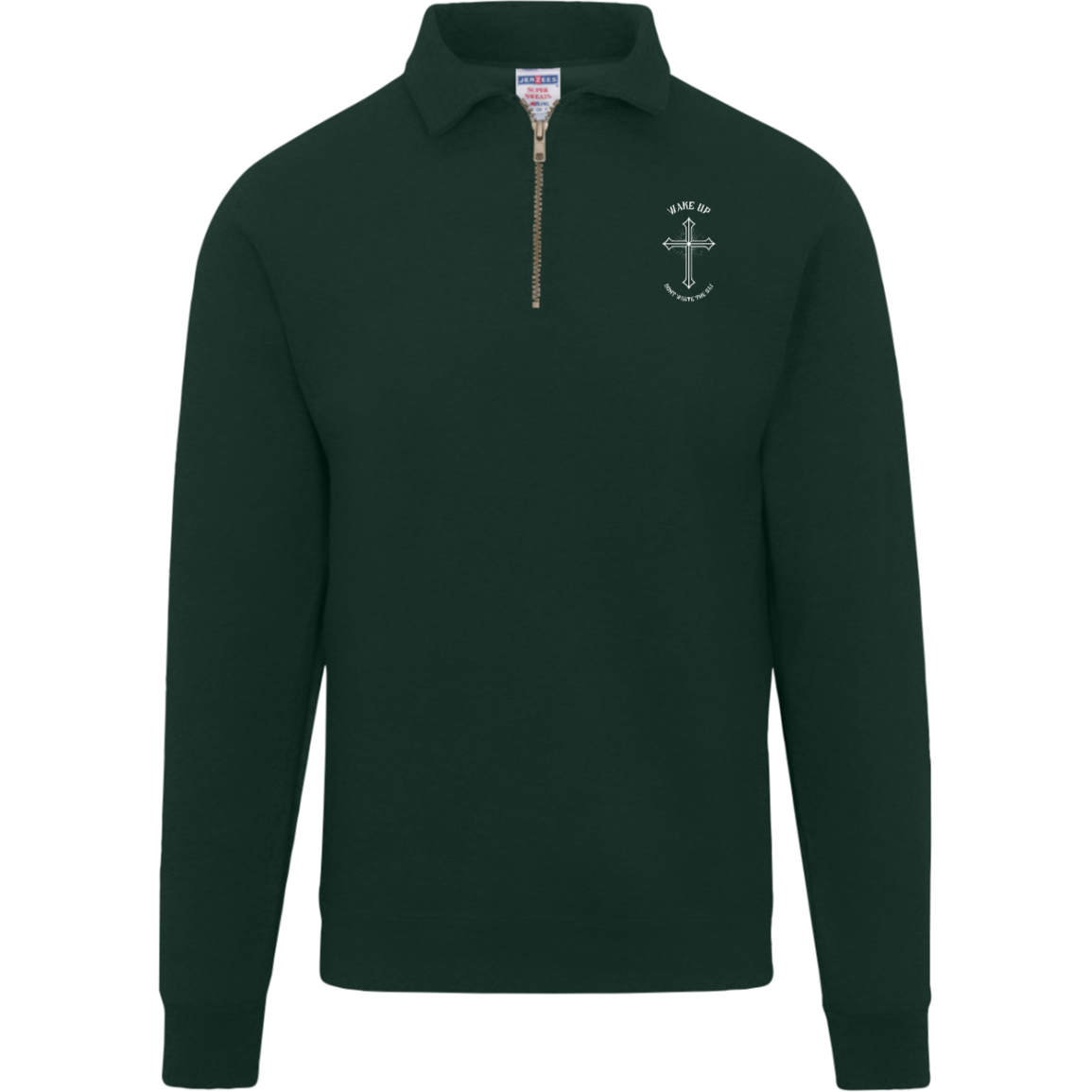 WAKE UP T.W.S.Y.F. Remastered Quarter Zip Pullover