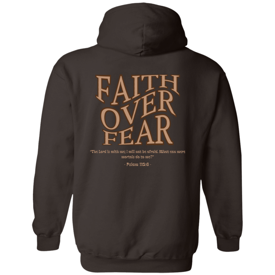 WAKE UP Faith Over Fear Hoodie 8 oz