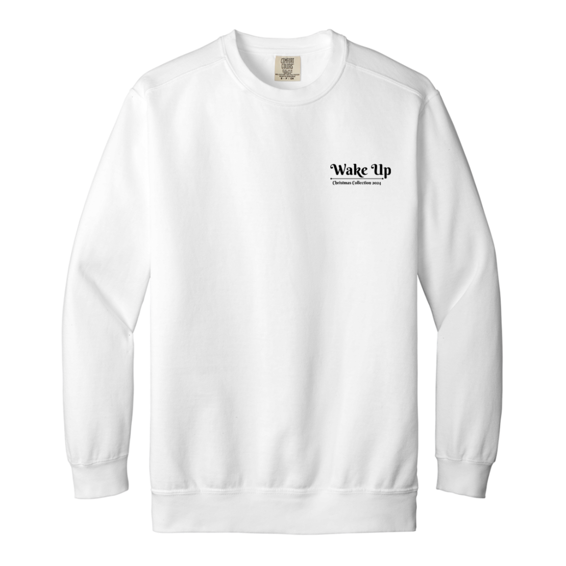 WAKE UP Christmas Garment Dyed Crewneck