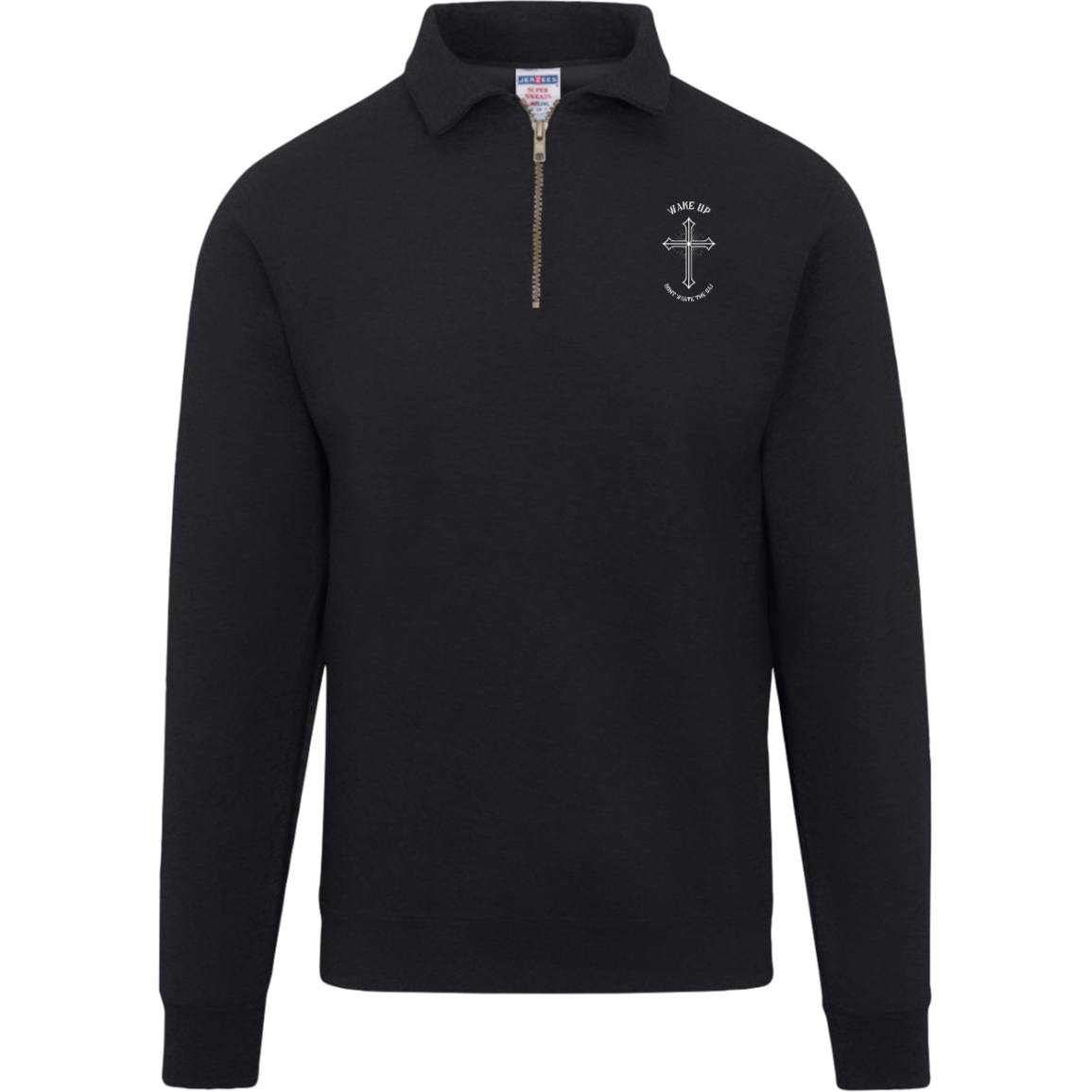 WAKE UP T.W.S.Y.F. Remastered Quarter Zip Pullover