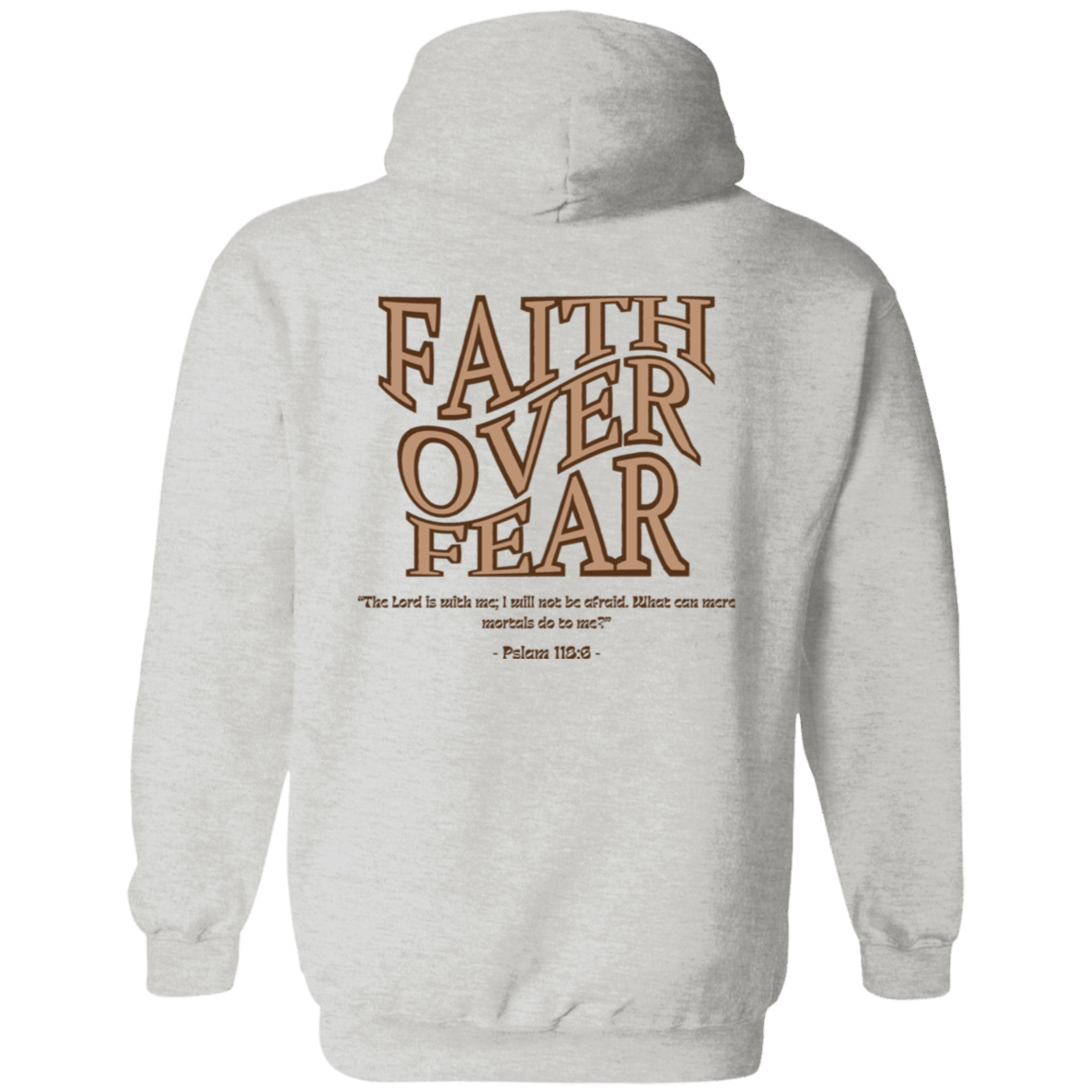 WAKE UP Faith Over Fear Hoodie 8 oz