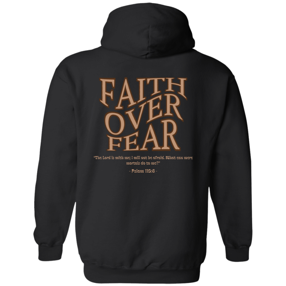 WAKE UP Faith Over Fear Hoodie 8 oz