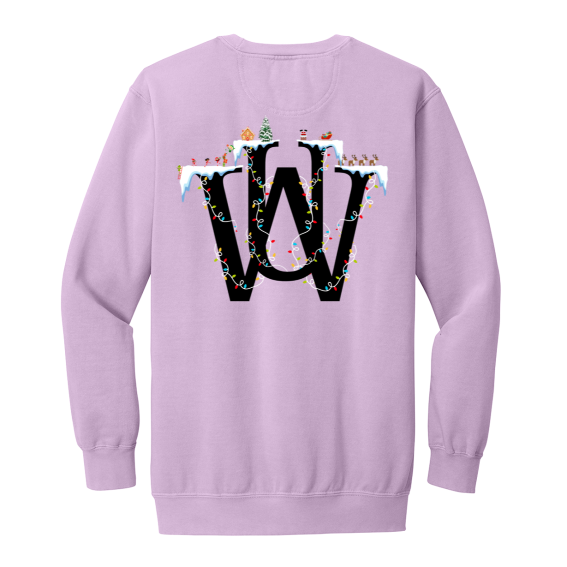 WAKE UP Christmas Garment Dyed Crewneck