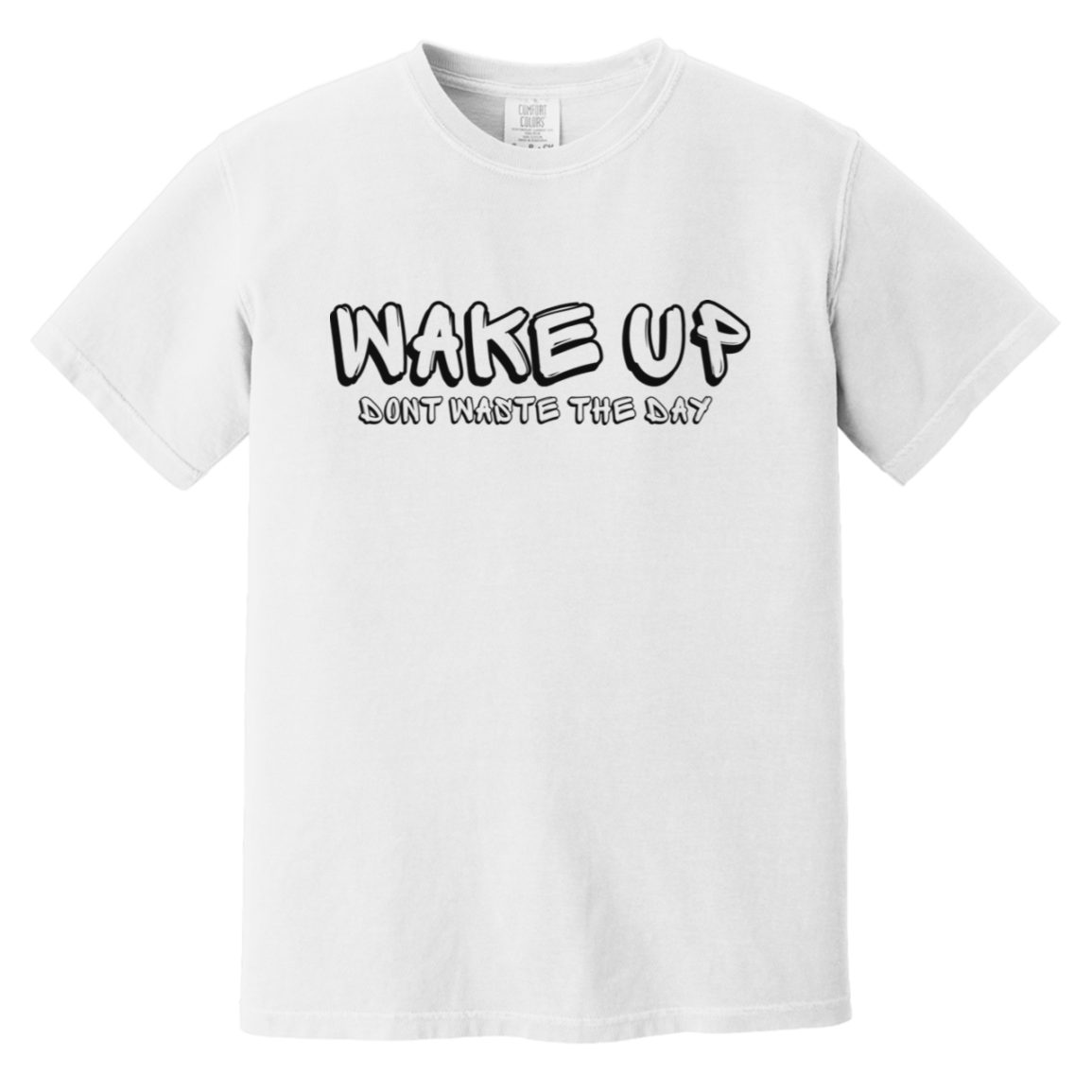 WAKE UP Heavyweight Graffiti Logo Shirt