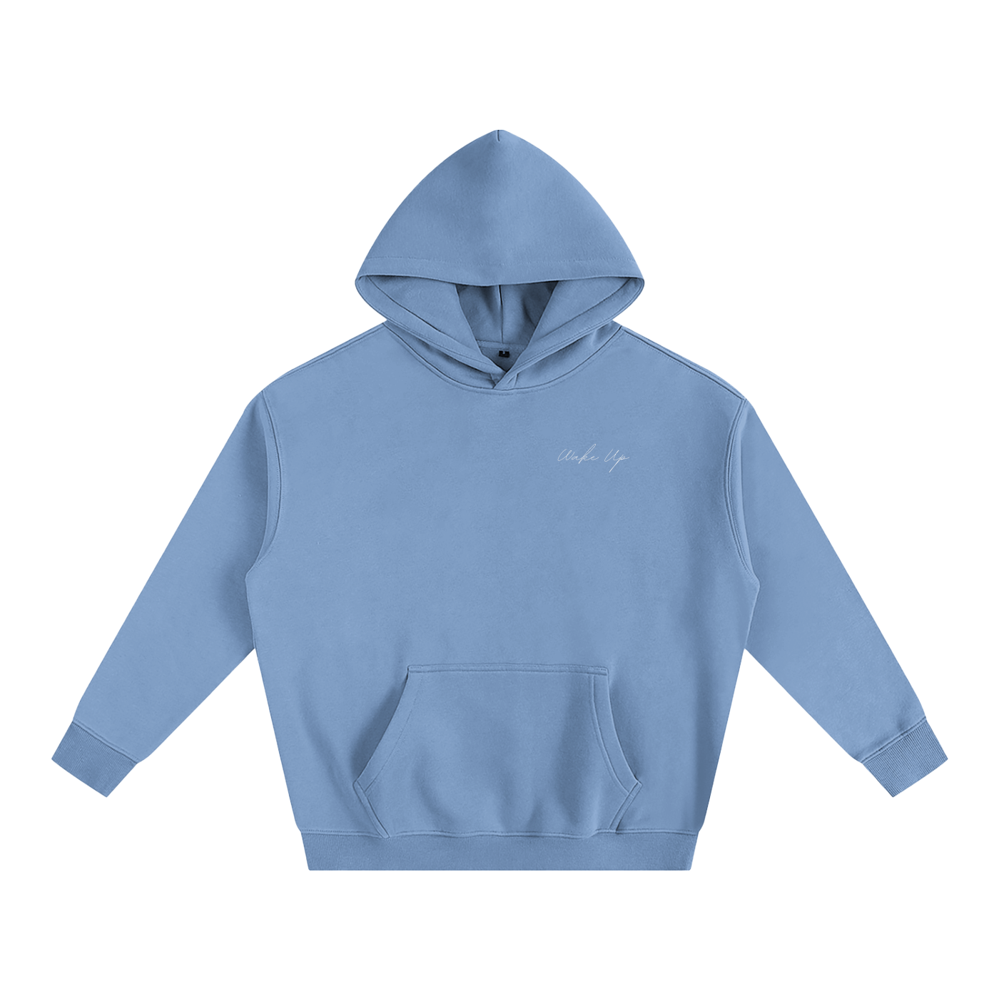 WAKE UP Oversized Fleeced Hoodie
