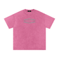 WAKE UP Snow Washed Oversized Cotton T-Shirt