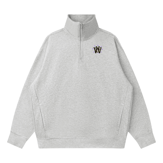 WAKE UP Butterfly Effect Quarter-Zip Sweatshirt
