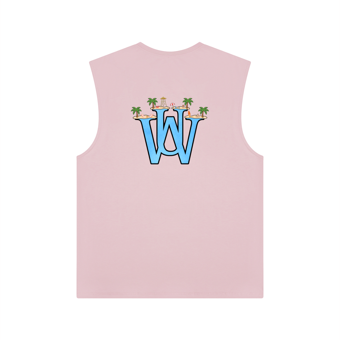 WAKE UP Summer Mens Tank Top