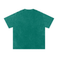 WAKE UP Snow Washed Oversized Cotton T-Shirt