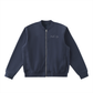 WAKE UP Essential Zip-Up Fleeced Varsity Jacket