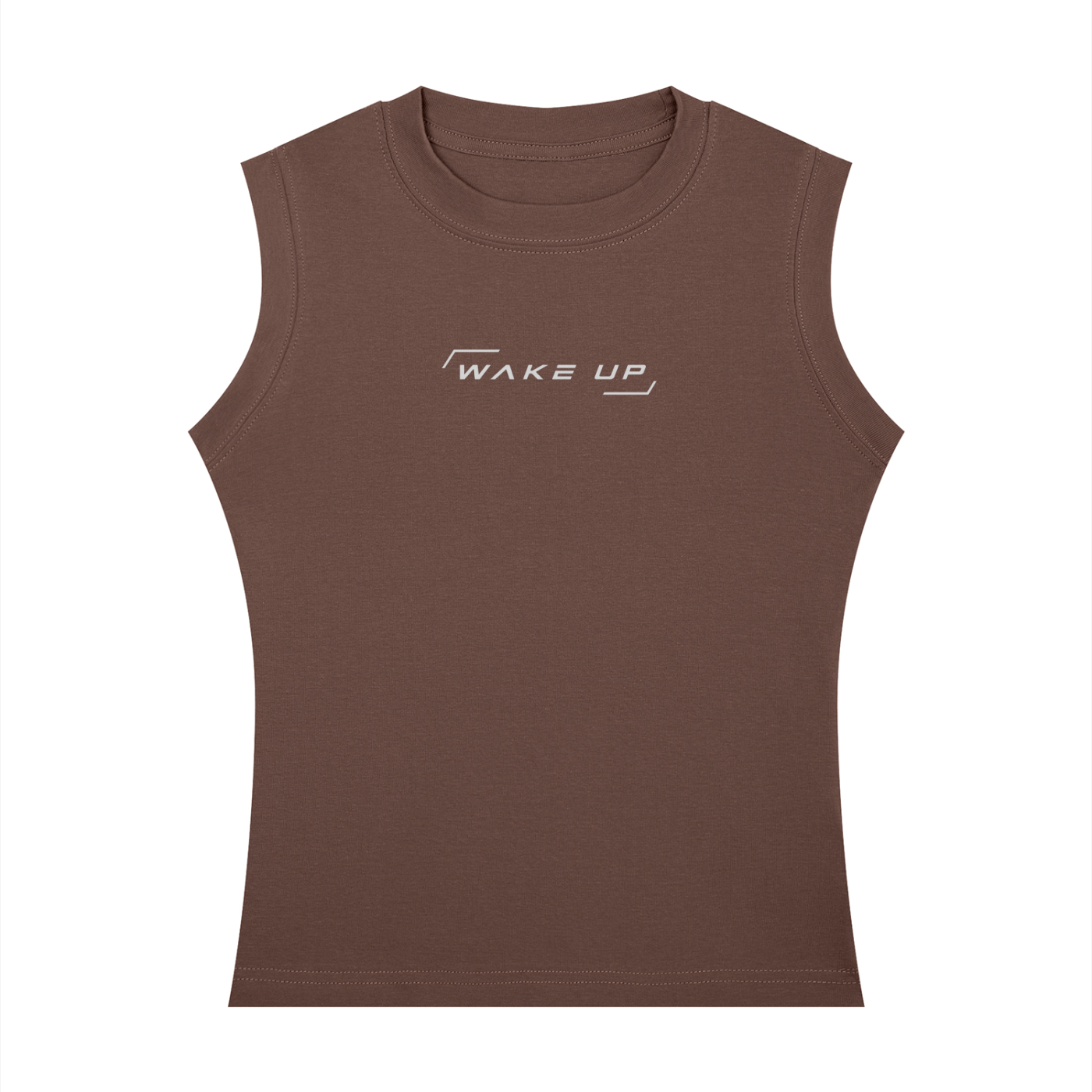 WAKE UP Women's Crewneck Tank Top