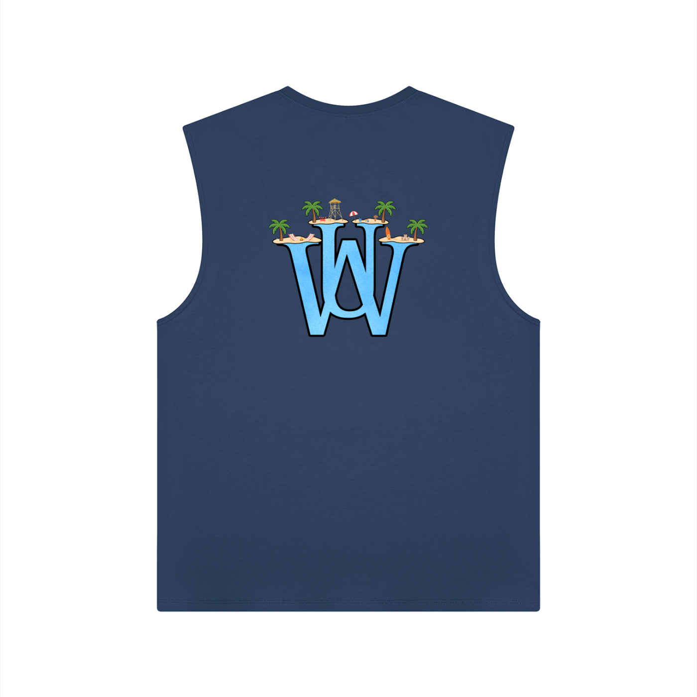 WAKE UP Summer Mens Tank Top