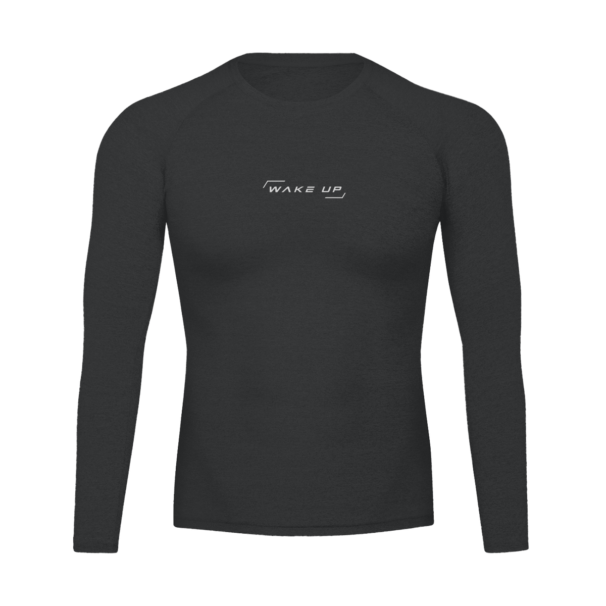 WAKE UP Compression Long Sleeve T-Shirt