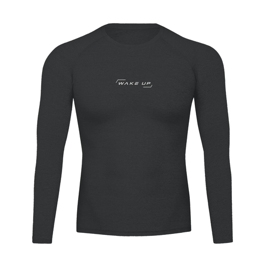 WAKE UP Compression Long Sleeve T-Shirt