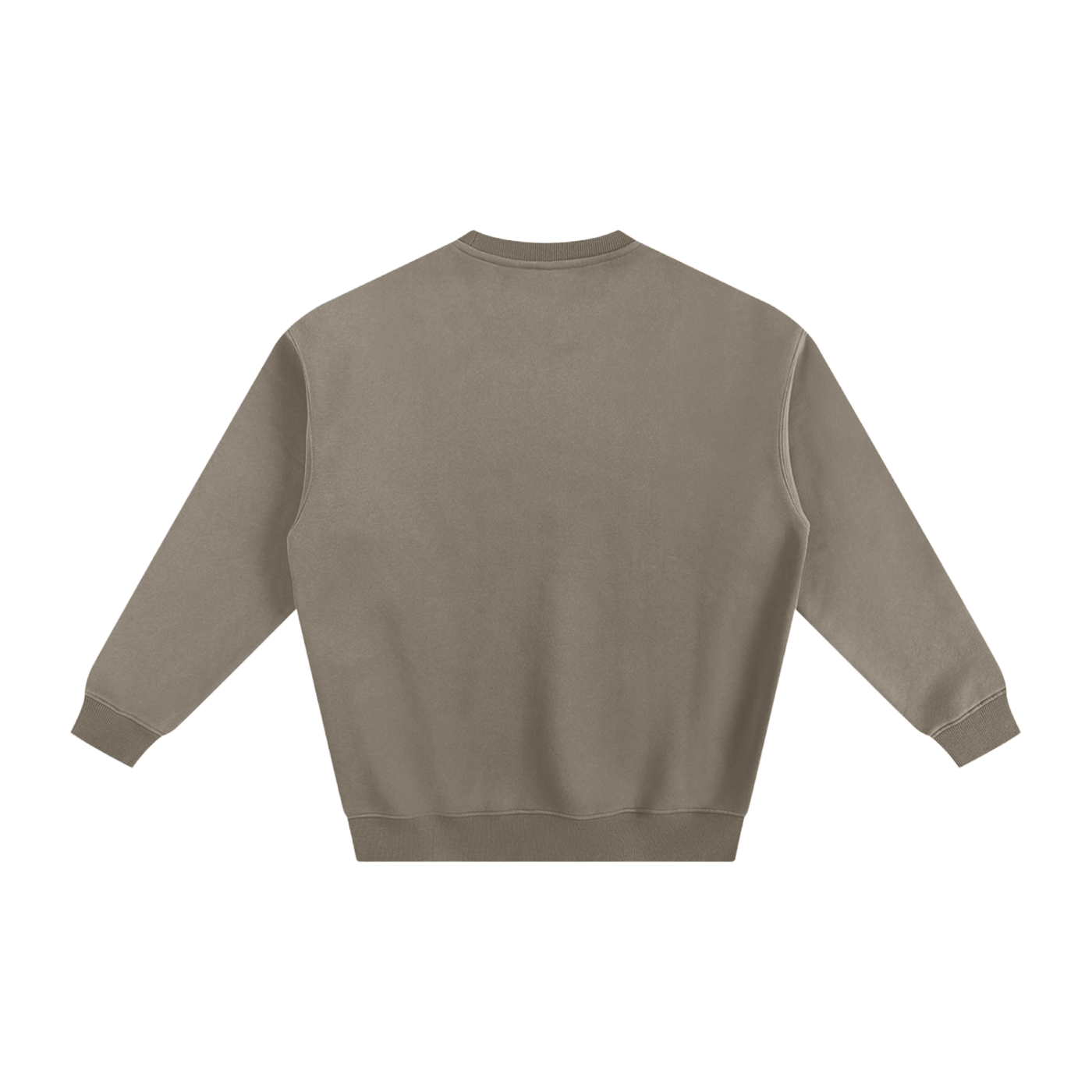 WAKE UP Heavy Simple Fleece Sweatshirt
