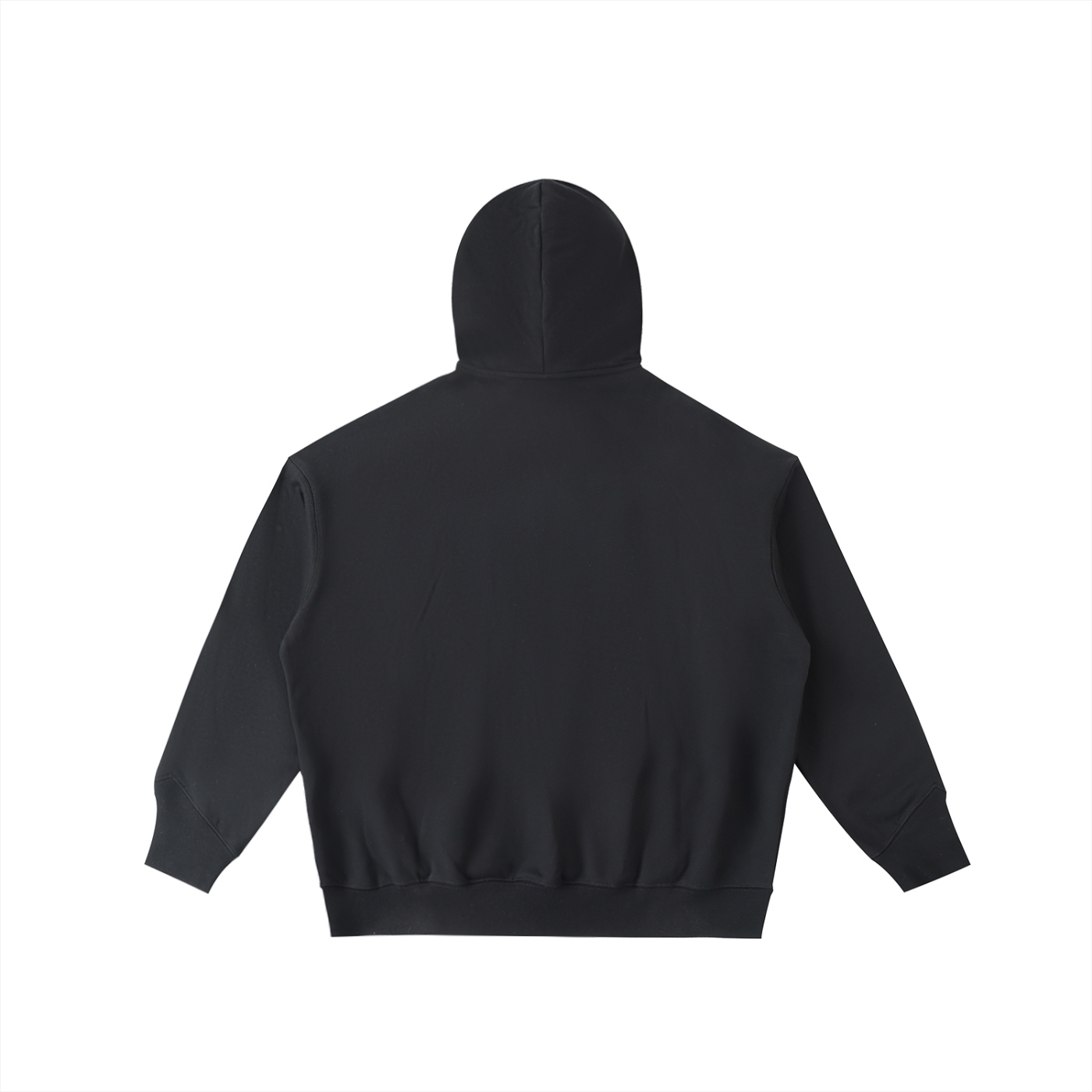 WAKE UP Big Hood Half-Zip Fleece Hoodie
