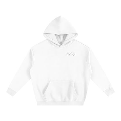 WAKE UP Oversized Fleeced Hoodie