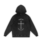 WAKE UP Oversized Snow Washed Hoodie