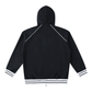 WAKE UP Striped Trim Zip-Up Hoodie