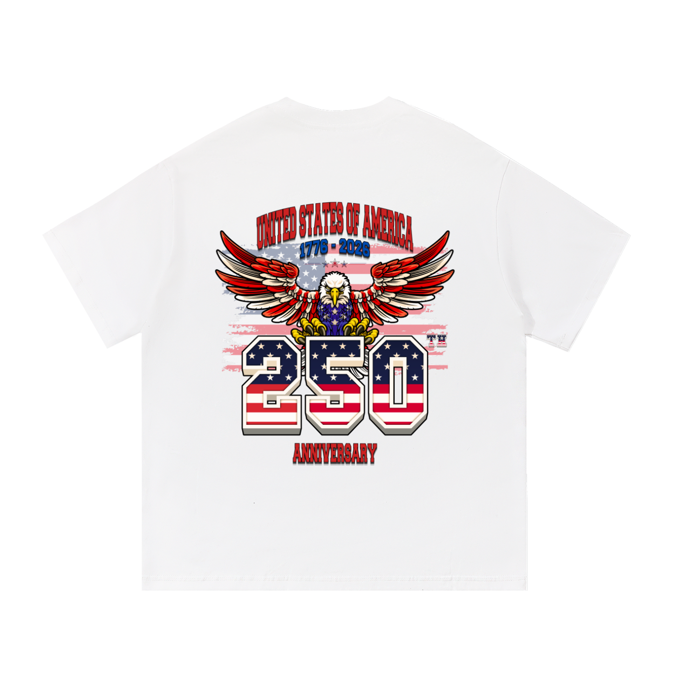 WAKE UP USA 250 Tee