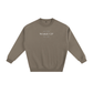 WAKE UP Heavy Simple Fleece Sweatshirt