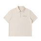 Half-Zip Cotton Polo Shirt