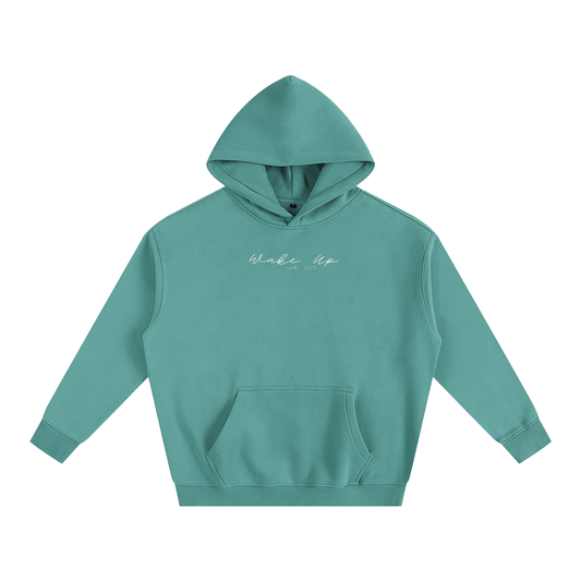 WAKE UP Oversize Fleeced Hoodie