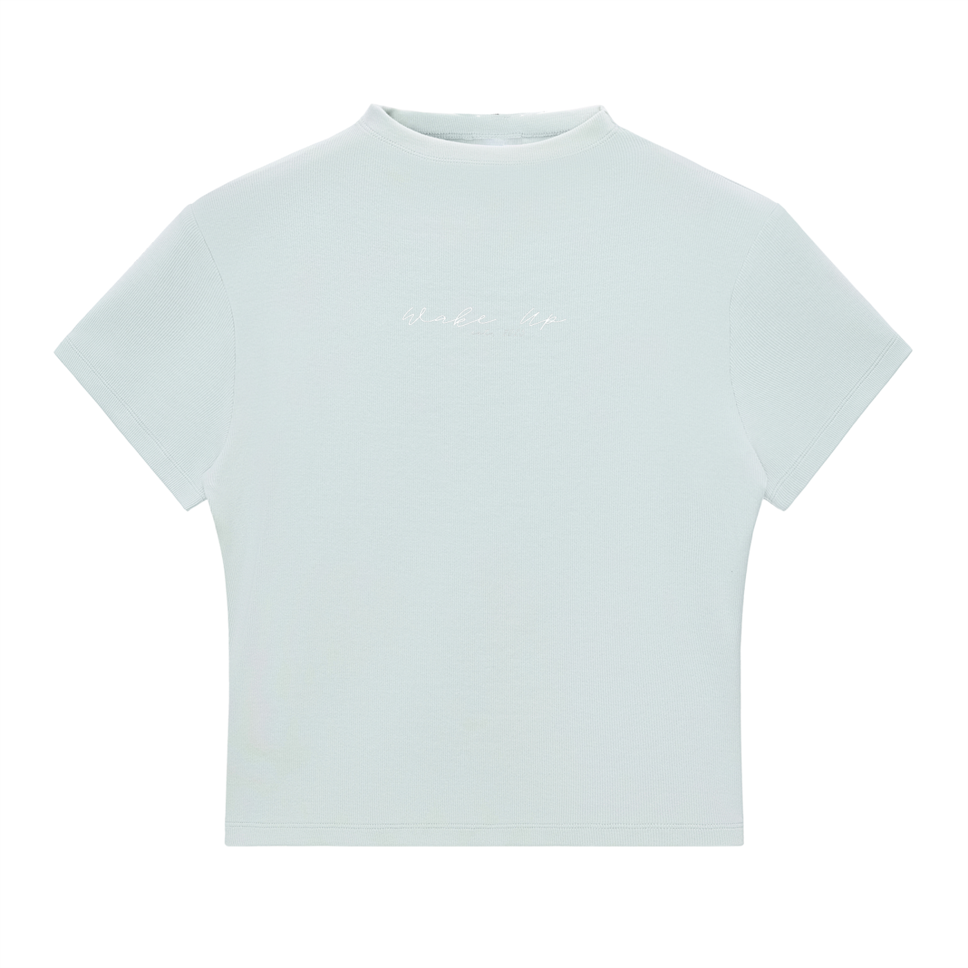 WAKE UP Essential Slim Fit Mock Neck T-Shirt