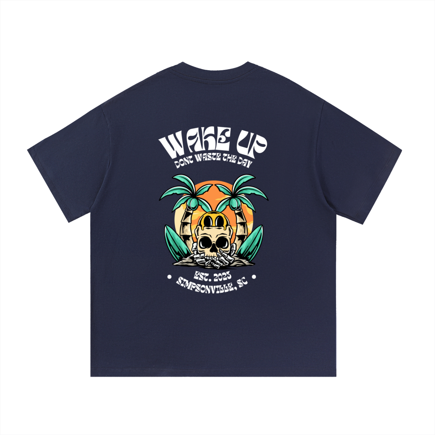 WAKE UP Summer Skull Tee