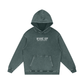 WAKE UP Oversized Snow Washed Hoodie