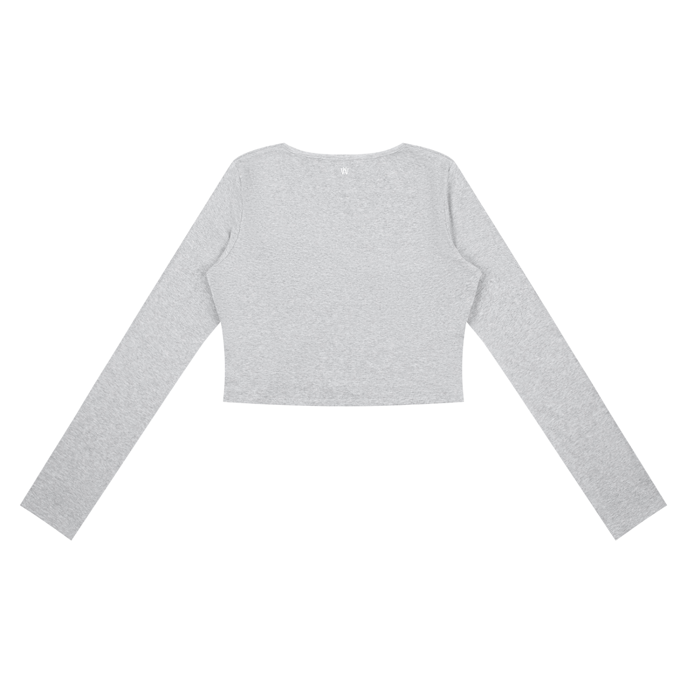 WAKE UP Women's Ruched Long Sleeve Crop T-Shirt