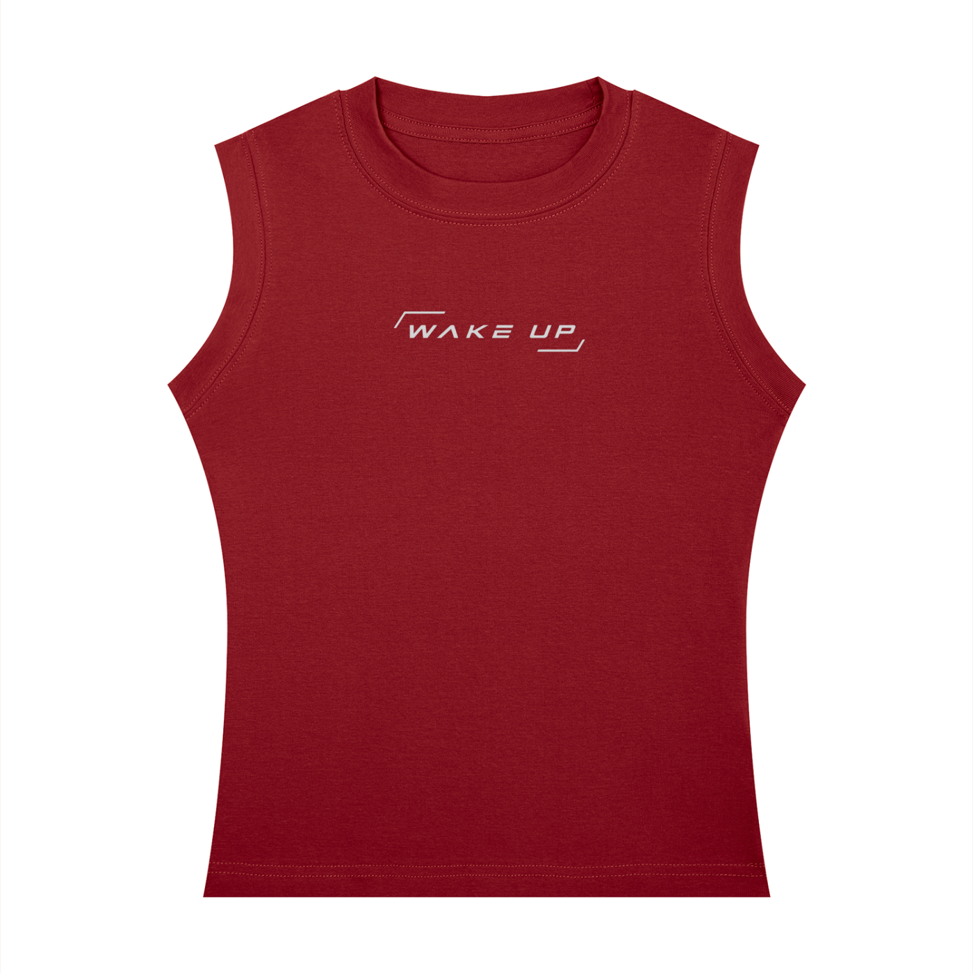 WAKE UP Women's Crewneck Tank Top