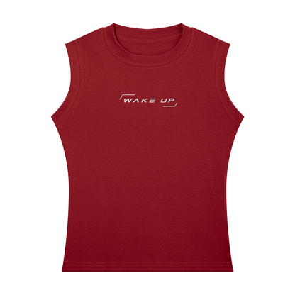 WAKE UP Women's Crewneck Tank Top