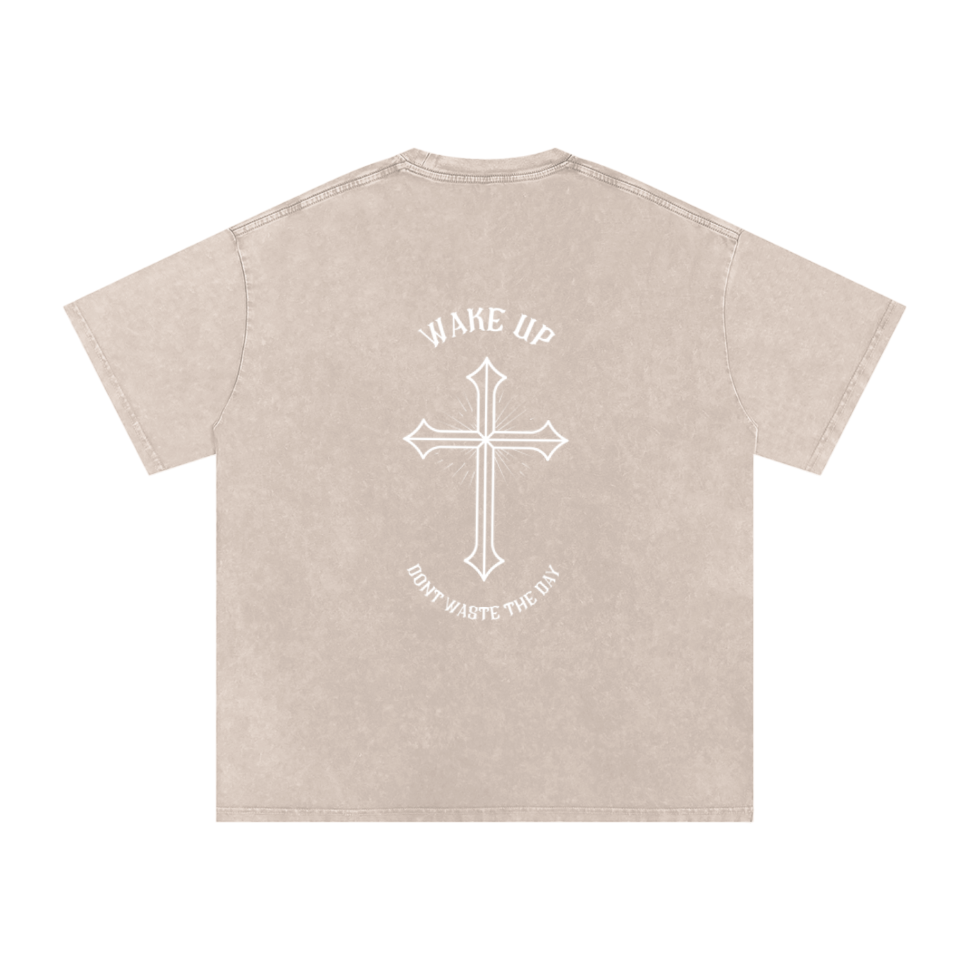WAKE UP Oversized Heavy T-Shirt
