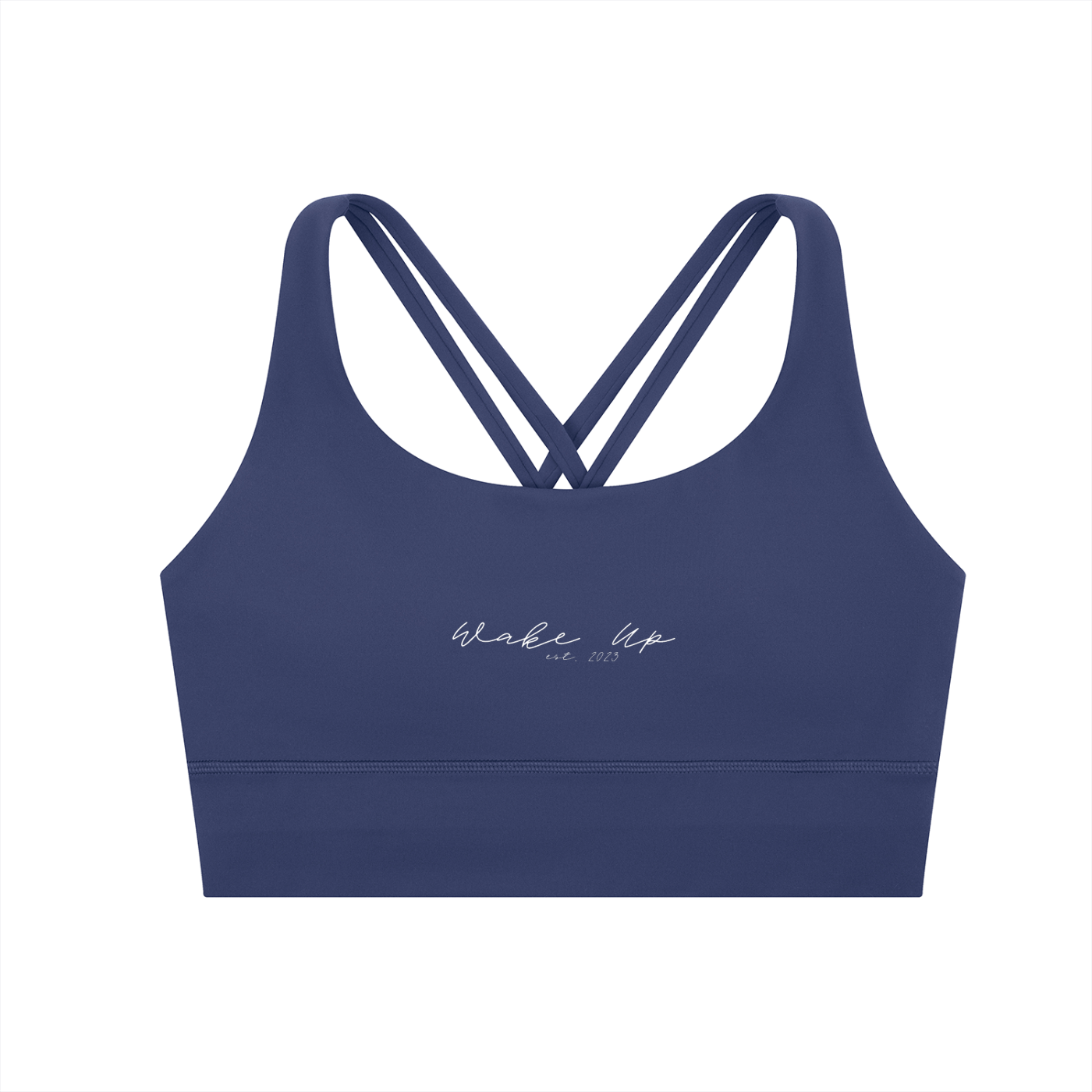 WAKE UP Strappy Criss-Cross Sports Bra
