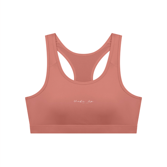 WAKE UP Women's Cropped Sports Bra