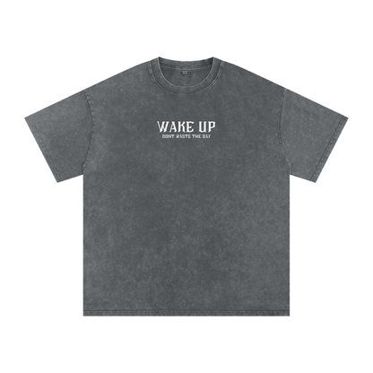 WAKE UP Oversized Heavy T-Shirt