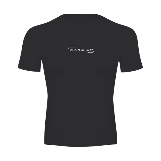 WAKE UP Compression Short Sleeve T-Shirt