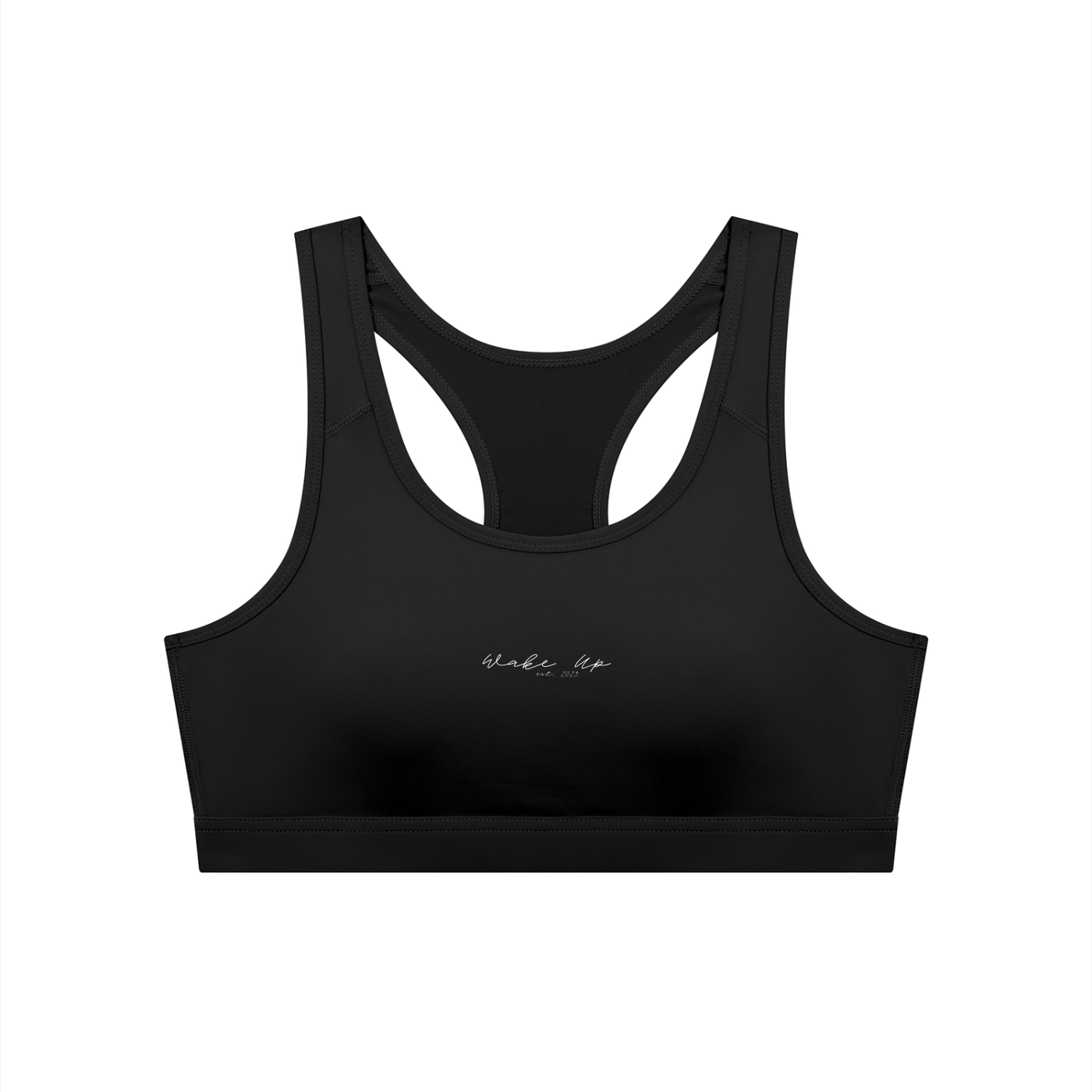 WAKE UP Women's Cropped Sports Bra